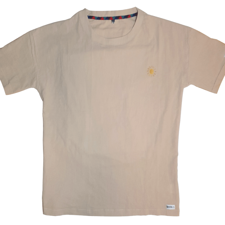 Oversize T-shirt MIVOR – Our Enlightenment Beige T-shirt