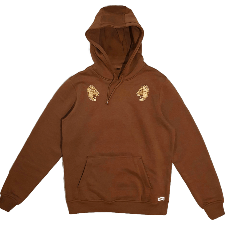 Hoodie MIVOR – Lion Pride Brown Hoodie